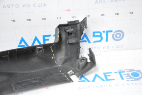 Left threshold Nissan Rogue 14-16 structure torn off part in front, dented, worn
