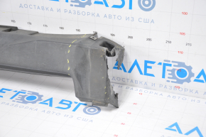 Left threshold Nissan Rogue 14-16 structure torn off part in front, dented, worn
