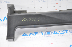 Left threshold Nissan Rogue 14-16 structure torn off part in front, dented, worn