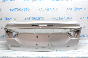 Boot lid Ford Focus mk3 11-14 prerest 4d silver UX, rust