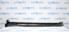 Left threshold Nissan Rogue 14-16 structure dented in front, broken fastening, worn