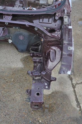 Front left quarter VW Passat b7 12-15 USA burgundy on body, bumps