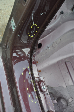 Front left quarter VW Passat b7 12-15 USA burgundy on body, bumps