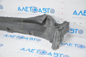 Left threshold Nissan Rogue 17-20 structure dented at the rear, broken fasteners, scratches