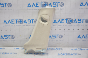 Upper center pillar trim belt right Tesla Model S 12-15 prerest beige, chemically treated