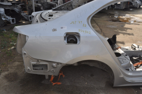 Quarter wing rear right VW Jetta 11-18 USA silver on body, bumps