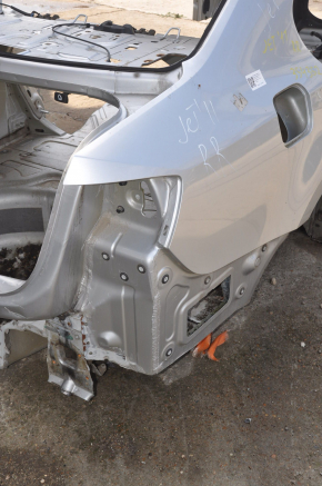Quarter wing rear right VW Jetta 11-18 USA silver on body, bumps