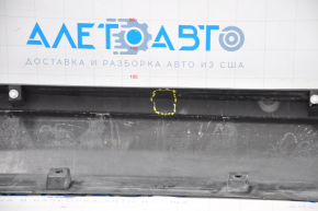 Left threshold Infiniti Q50 14-20 silver, in film, broken fasteners, dented from below