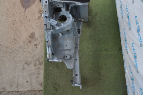 Front right quarter with central pillar Toyota Prius V 12-17 blue, dents, bumps