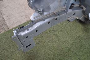 Front right quarter with central pillar Toyota Prius V 12-17 blue, dents, bumps