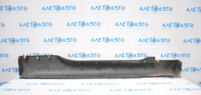 Left side sill for Nissan 350z 03-09, orange, broken fasteners, cracks, dents, scratches, painted