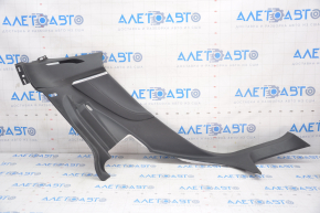 Lower left rear pillar trim for Tesla Model S 12-15 pre-rest black