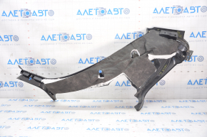 Lower left rear pillar trim for Tesla Model S 12-15 pre-rest black