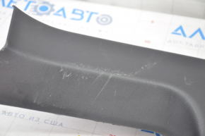 Rear pillar trim lower right Tesla Model S 12-15 pre-rest black, scratches, bump on chrome
