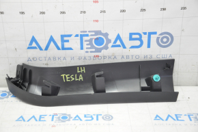 Tesla Model S 12-20 black left trunk lid trim