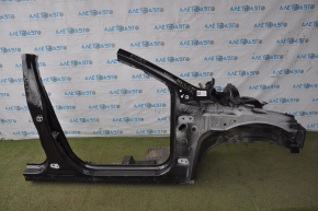 Front quarter right Ford Fusion mk5 13-16 without bracket black with central pillar, pokes