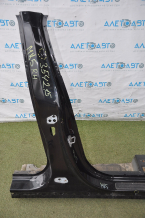 Front quarter right Ford Fusion mk5 13-16 without bracket black with central pillar, pokes