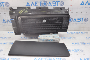 Tesla Model S 12-20 black glove compartment, trim panel peeled off