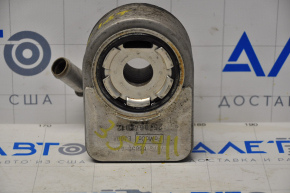 Oil cooler ICE Ford Fusion mk5 13-14 1.6T is crushed and the tube is bent