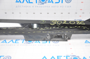 Right threshold Honda Civic X FC 16-19 4d black breaks in fasteners, scratches