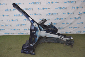 Front right quarter VW Jetta 11-18 USA blue sawed off not according to standard
