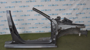 Front right quarter VW Passat b7 12-15 USA graphite with central pillar, dented, bumps