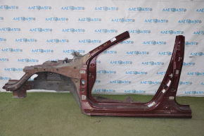 Front quarter left Honda Accord 13-17 red, with central pillar