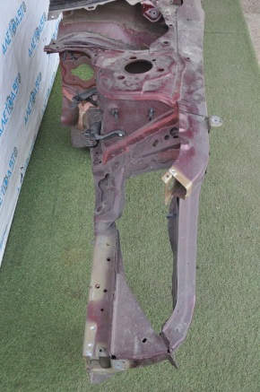 Front quarter left Honda Accord 13-17 red, with central pillar
