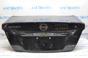 Trunk lid Nissan Altima 13-15 prerest, blue RBD, dent, scratch, rust