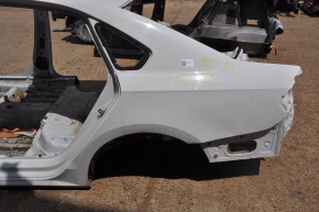 Quarter wing rear left VW Passat b7 12-15 USA white on body, dented