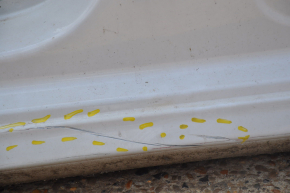 Body pillar central right VW Passat b7 12-15 USA white on body, dented