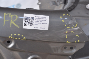 Front right quarter Chevrolet Volt 16- graphite with central pillar, without side member, dented, bumps