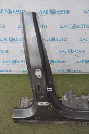 Front right quarter Chevrolet Volt 16- graphite with central pillar, without side member, dented, bumps