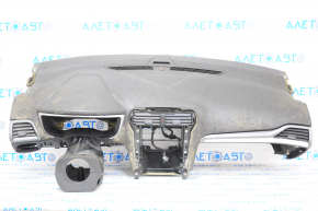 Torpedo front panel with AIRBAG Ford Fusion mk5 13-20 black, contact with water