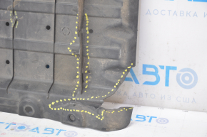 Rear left underbody protection Hyundai Tucson 16-18 tears