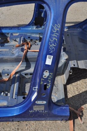 Body pillar central left Chevrolet Volt 16- blue on the body, bumps