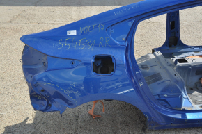 Quarter wing rear right Chevrolet Volt 16- blue on the body, dented, bumps