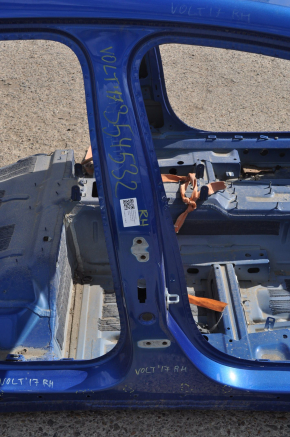 Body pillar central right Chevrolet Volt 16- blue on the body, bumps