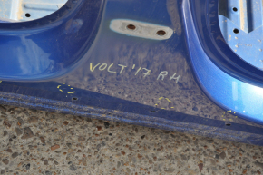 Body pillar central right Chevrolet Volt 16- blue on the body, bumps