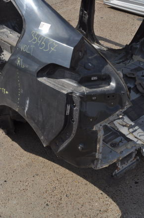 Quarter wing rear left Chevrolet Volt 11-15 black on the body, made 0.5-1.8mm