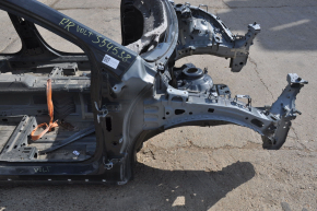 Front right quarter Chevrolet Volt 11-15 black on the body