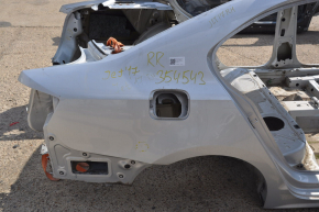 Quarter wing rear right VW Jetta 11-18 USA silver on body, bumps