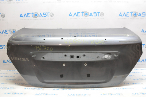 Nissan Versa 12-19 usa trunk lid under spoiler graphite KAD, bumps, defects