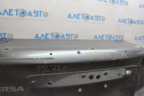 Nissan Versa 12-19 usa trunk lid under spoiler graphite KAD, bumps, defects