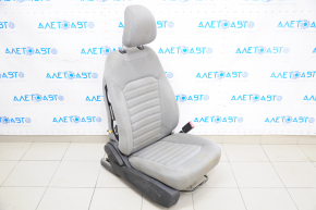 Passenger seat Ford Fusion mk5 13-15 without airbag, mechanical, cloth, gray, dry-cleanable