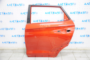 Door bare rear left Hyundai Tucson 16-21 orange SA5, dent, bent corner, bumps