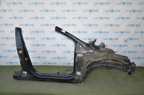 Front quarter right Ford Fusion mk5 13-16 without bracket black, with central pillar, pokes