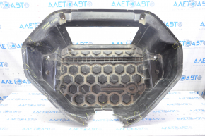 Tesla Model S 12-15 pre-restored front trunk trough, RWD, piece under the lock is broken off, cracks