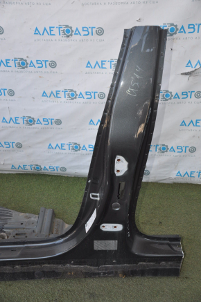 Front left quarter Cadillac CTS 14 - graphite with central pillar, dented side member
