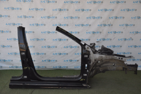 Front right quarter VW Jetta 11-18 USA black with central pillar, dented